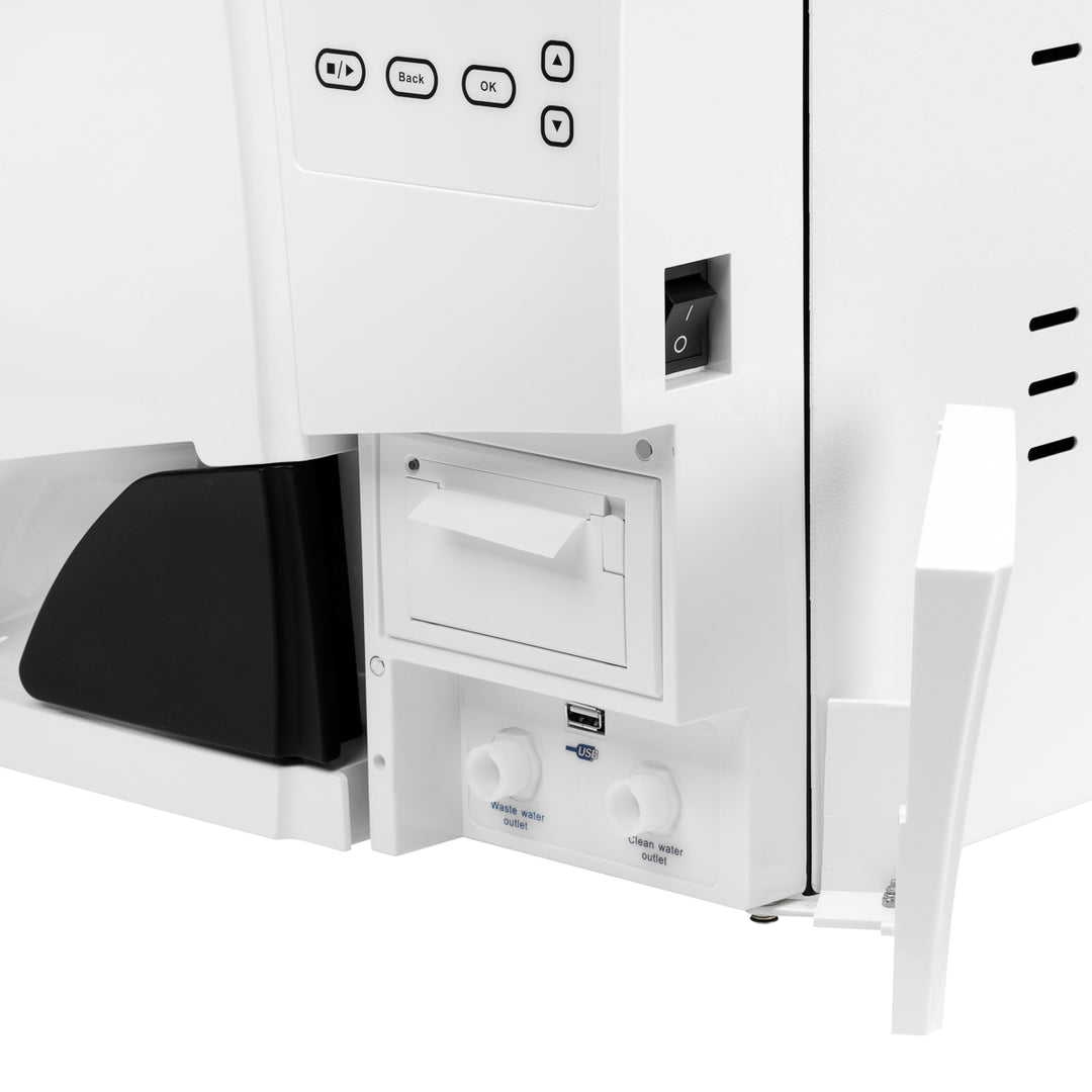 Autoclave Lafomed Premium Line LFSS18AA LCD con stampante 18 L classe B medicale 9