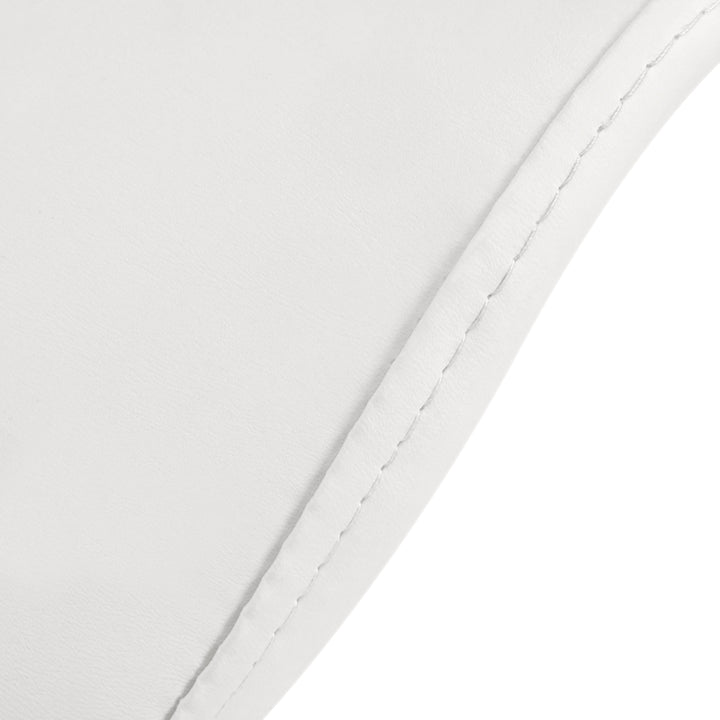 Sgabello Ergonomico con Ruote e Schienale 6001 Bianco - immagine 6