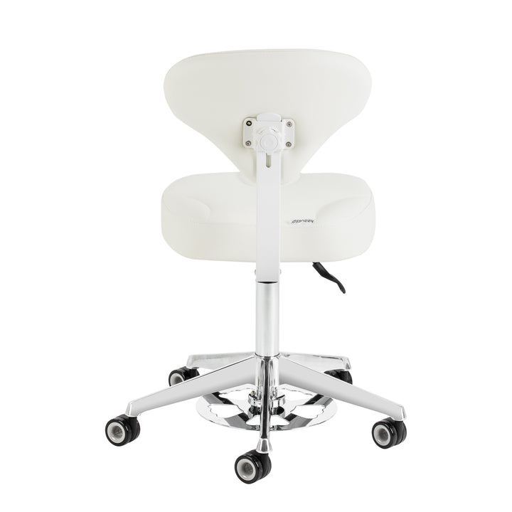 Sgabello con Ruote Azzurro 156F Bump-Up Bianco - immagine 3