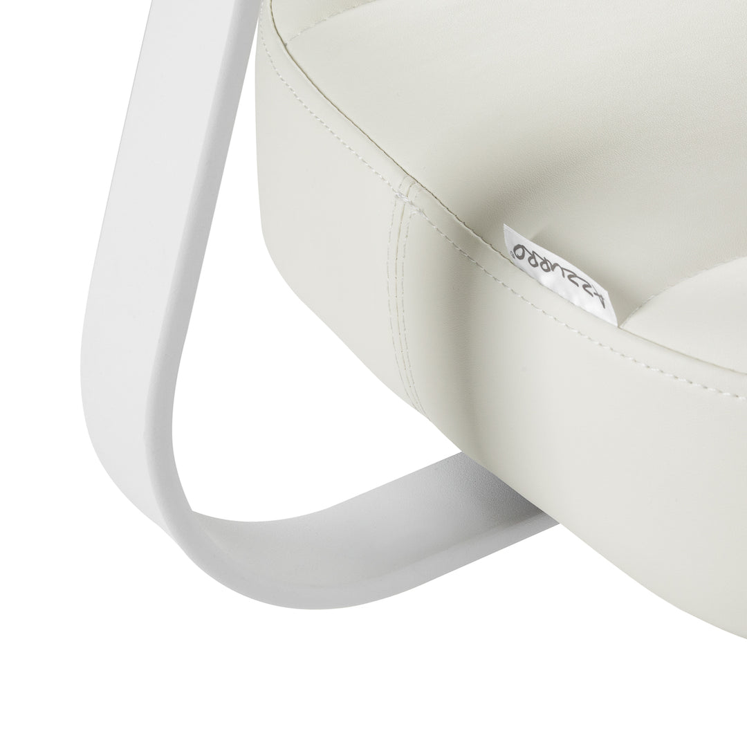 Sgabello con Ruote Azzurro 156F Bump-Up Bianco - immagine 6