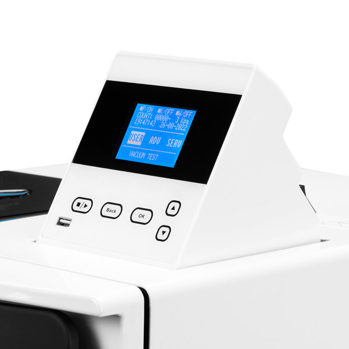Autoclave Lafomed Compact Line LFSS18AC LCD con Stampante 18 L Classe B Medicale - immagine 7