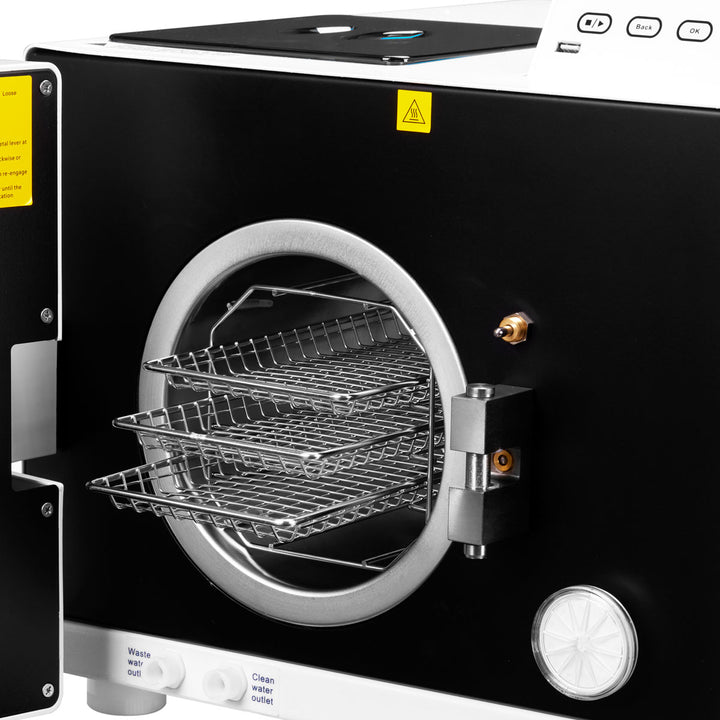 Autoclave Lafomed Compact Line LFSS12AC LCD con Stampante 12 L Classe B Medicale - immagine 9