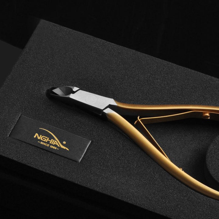 Tronchesina per Cuticole Nghia Evo 07 6 mm Argento-Oro - immagine 4