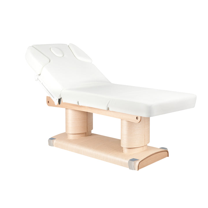 Lettino da massaggio elettrico Azzurro 838 Bianco Riscaldato