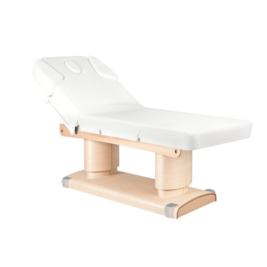 Lettino da massaggio elettrico Azzurro 838 Bianco Riscaldato
