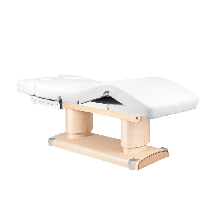 Lettino da massaggio elettrico Azzurro 838 Bianco Riscaldato - immagine 4