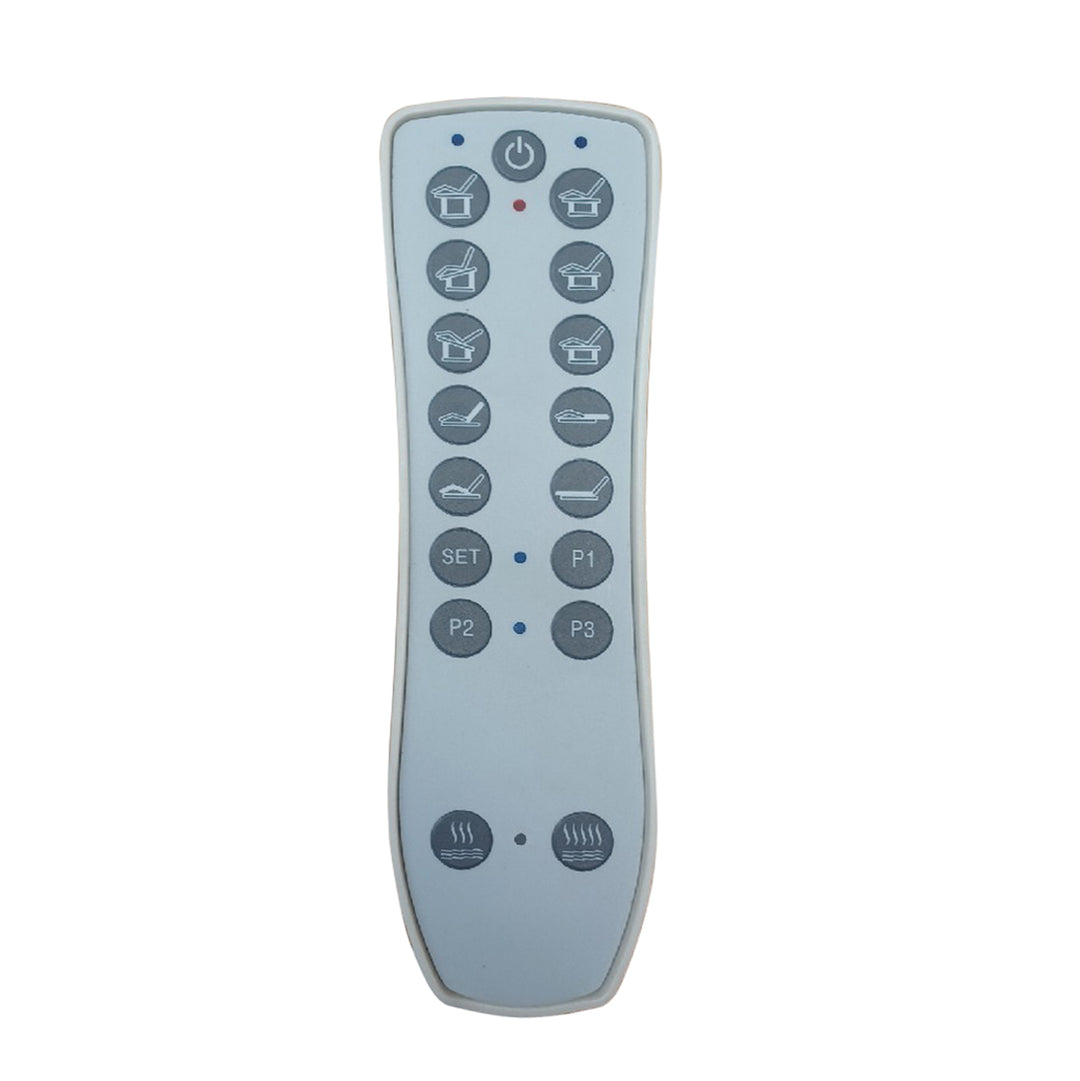 Lettino da massaggio elettrico Azzurro 838 Bianco Riscaldato - immagine 8