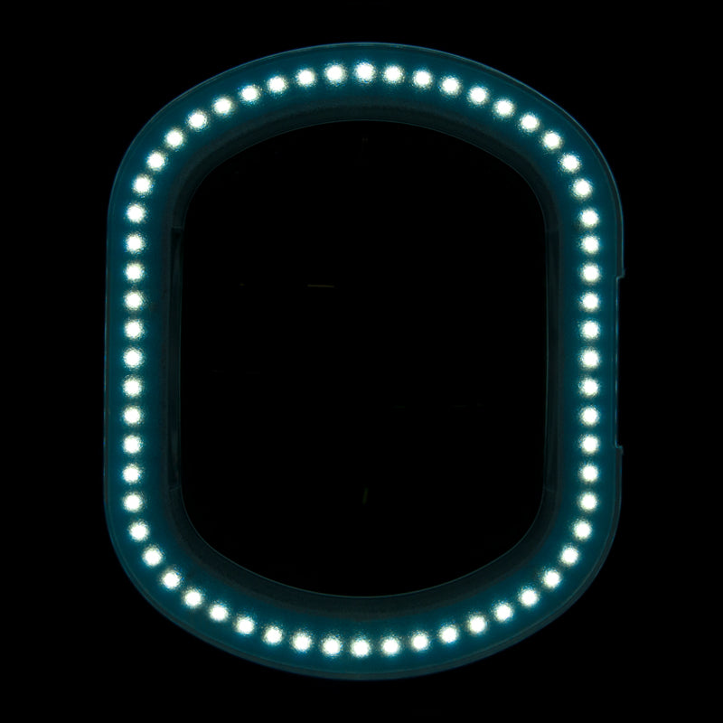 Lampada con Lente LED 60 SMD 5D a Morsetto con Intensità Regolabile Elegante 6028 Bianca - immagine 4