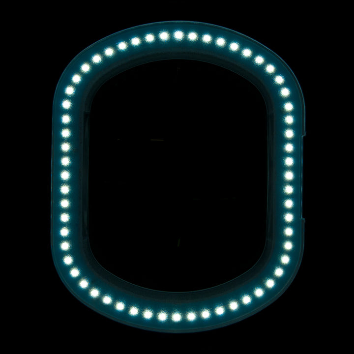 Lampada con Lente LED 60 SMD 5D a Morsetto con Intensità Regolabile Elegante 6028 Bianca - immagine 4