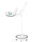 Lampada con Lente LED 60 SMD 5D su Stativo Elegante 6027 Bianca