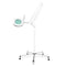 Lampada con Lente LED 60 SMD 5D su Stativo con Intensità Regolabile Elegante 6028 Bianca