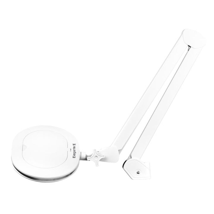 Lampada con Lente LED 60 SMD 5D su Stativo con Intensità Regolabile Elegante 6028 Bianca - immagine 3