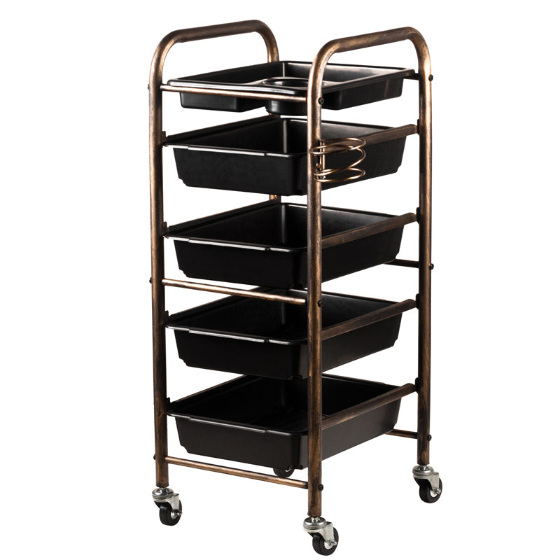 Carrello Parrucchiere Gabbiano 8-76 Vecchio Oro