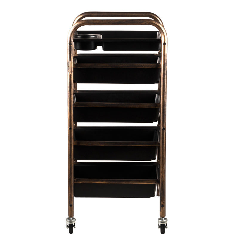 Carrello Parrucchiere Gabbiano 8-76 Vecchio Oro - immagine 2