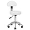 Sgabello con Ruote 304P Bianco