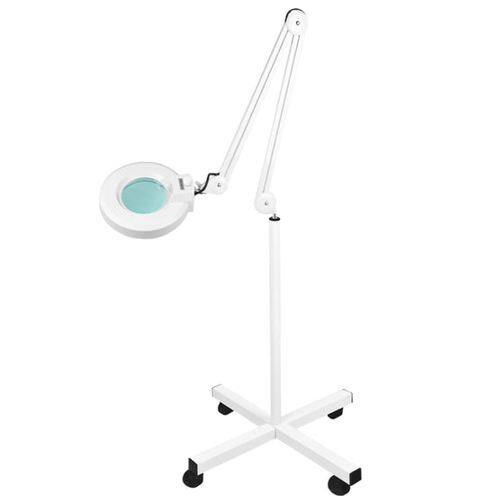 Lampada con Lente LED 5D su Stativo con Intensità Regolabile S4 Bianca