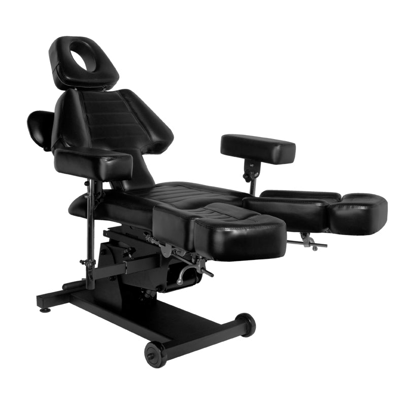 Poltrona Tattoo Elettrica Pro Ink 606 2 Motori Nera - immagine 18