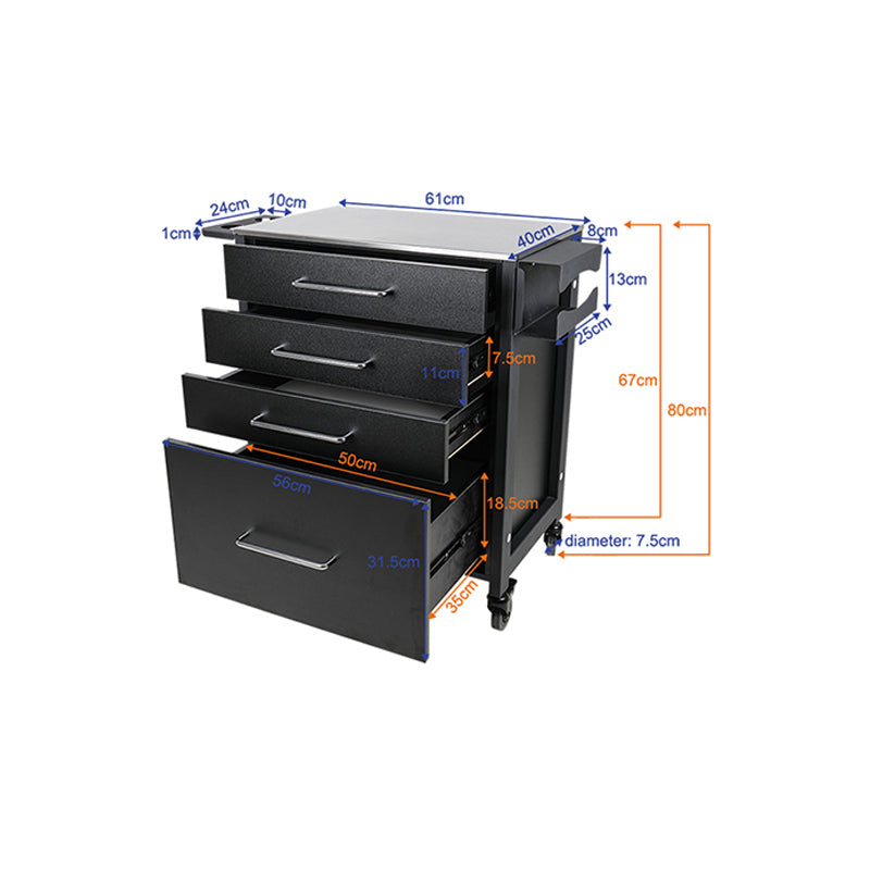Carrello Estetista Pro-Ink 702 Nero - immagine 5