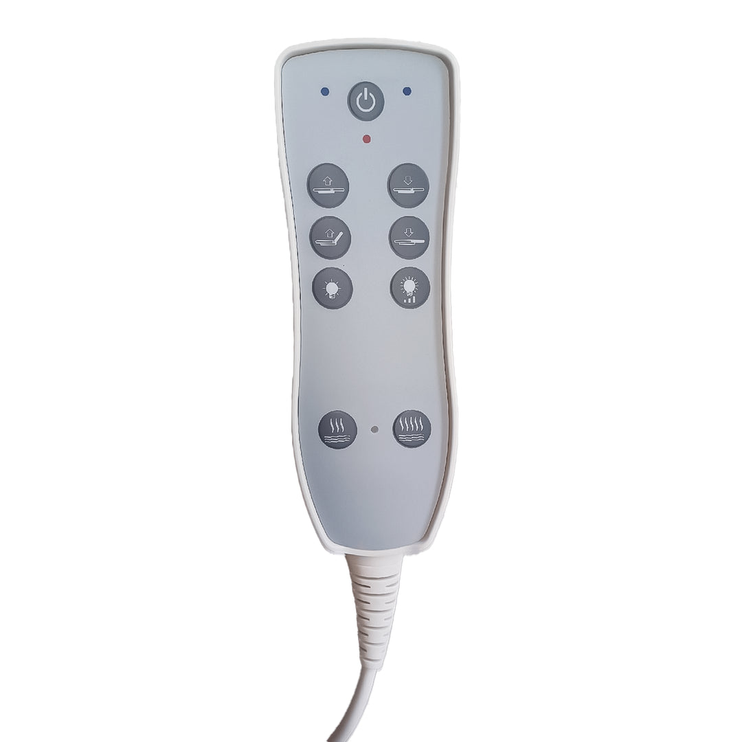 Lettino da massaggio elettrico Azzurro 815B Grigio Riscaldato - immagine 6