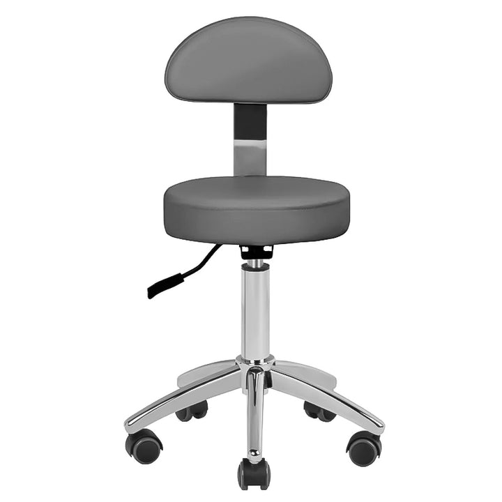 Sgabello con Ruote AM-304 Grigio - immagine 2