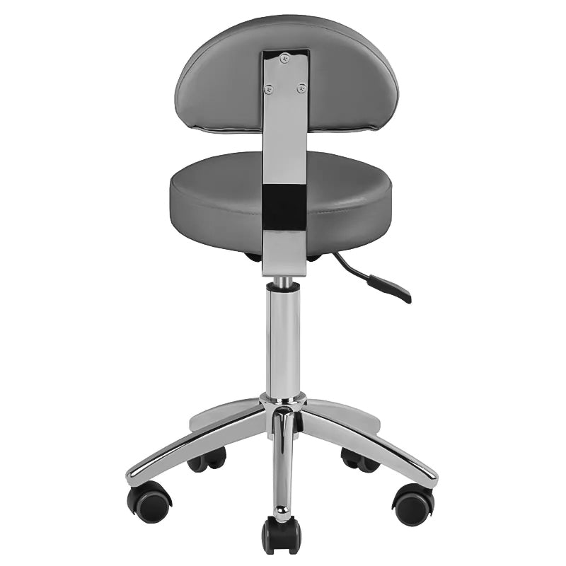 Sgabello con Ruote AM-304 Grigio - immagine 3