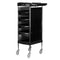 Carrello Parrucchiere Gabbiano FX11-B Nero