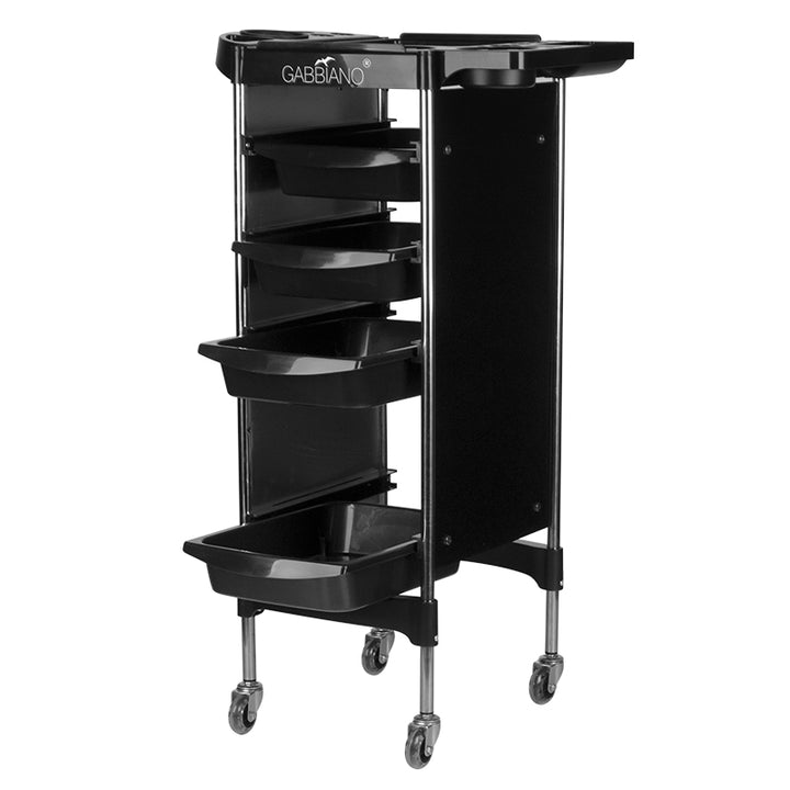 Carrello Parrucchiere Gabbiano FX11-2 Nero - immagine 2