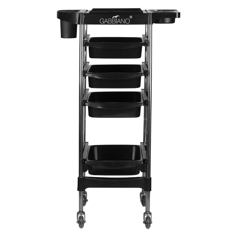 Carrello Parrucchiere Gabbiano FX11-2 Nero - immagine 4