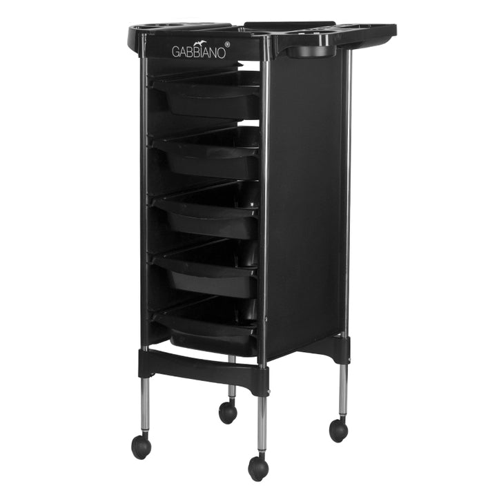 Carrello Parrucchiere Gabbiano FX11-5 Nero