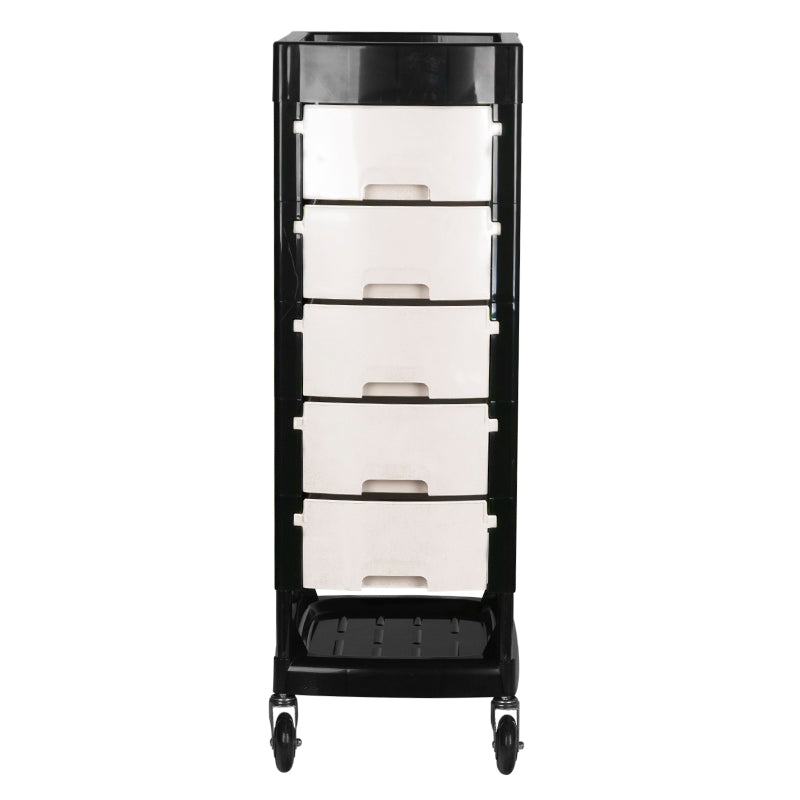 Carrello Parrucchiere Gabbiano FT65 Nero-Bianco - immagine 3
