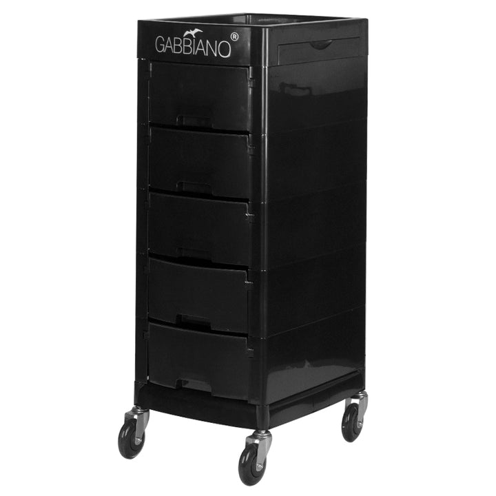 Carrello Parrucchiere Gabbiano FT65-A Nero