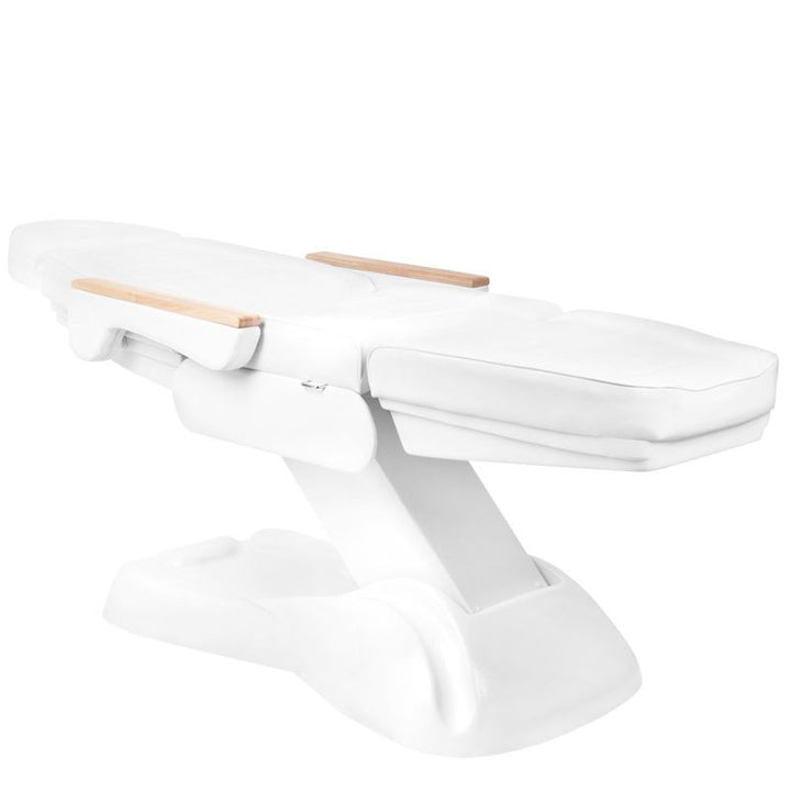 Poltrona Estetica Elettrica Sillon Lux 273B 3 Motori con Sgabello Bianco - immagine 8
