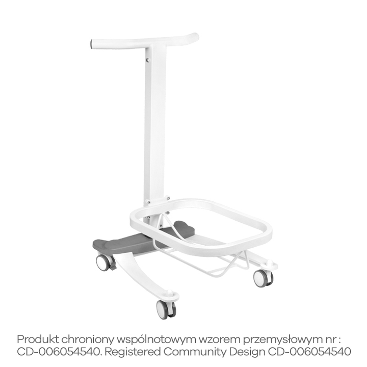 Pediluvio Comfort con Ruote e Funzione Lift Bianco - immagine 3