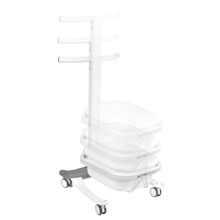 Pediluvio Comfort con Ruote e Funzione Lift Bianco - immagine 4