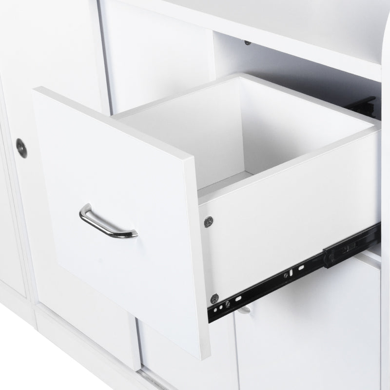 Bancone Reception Gabbiano Q-0333 Bianco - immagine 4
