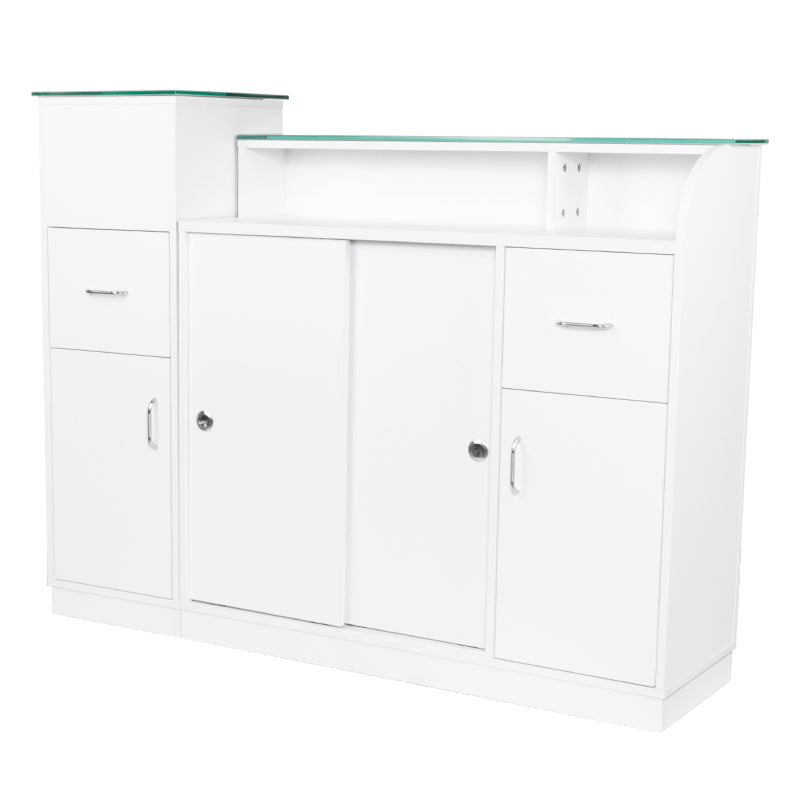 Bancone Reception Gabbiano Q-0333 Bianco - immagine 6