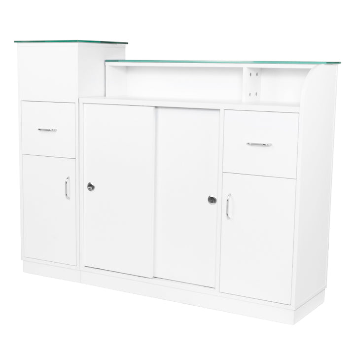 Bancone Reception Gabbiano Q-0333 Bianco - immagine 6