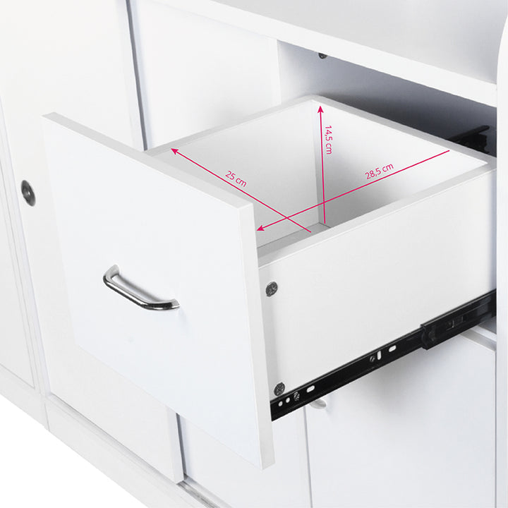 Bancone Reception Gabbiano Q-0333 Bianco - immagine 7