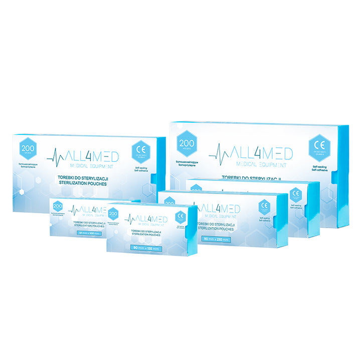 Buste di Sterilizzazione per Autoclave All4Med 57 × 105 mm – 200 Pezzi 4