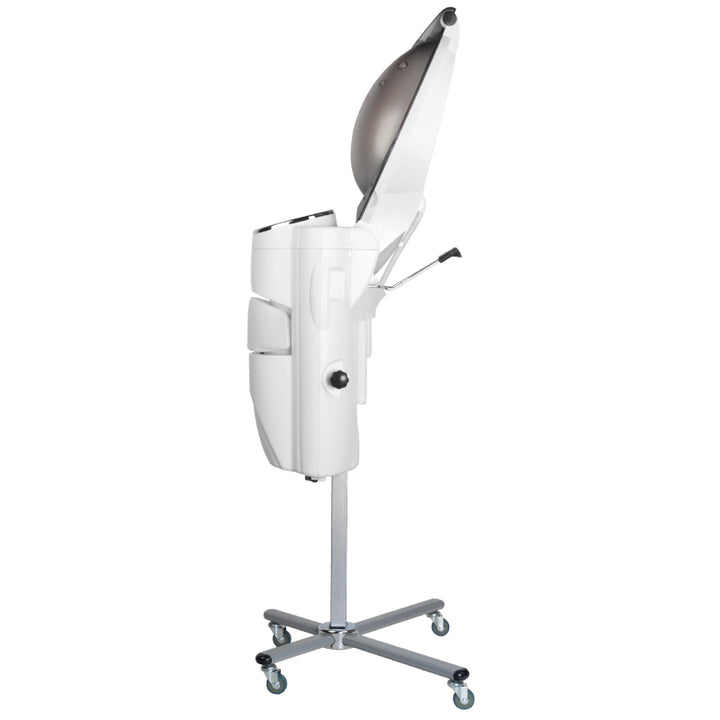 Casco Vaporizzatore su Stativo Gabbiano con Ozonizzazione Attiva Bianco