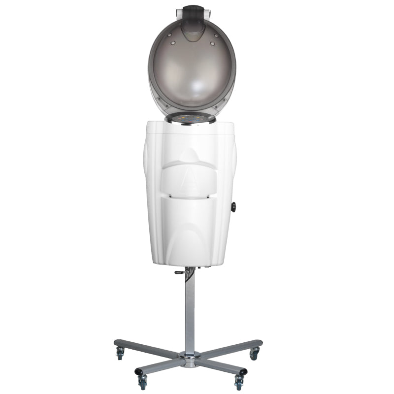 Casco Vaporizzatore su Stativo Gabbiano con Ozonizzazione Attiva Bianco - immagine 3