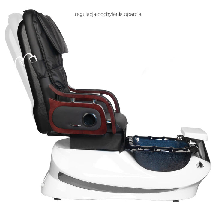 Poltrona pedicure spa elettrica Massaggio AS-261 Nero Bianco 5