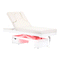 Lettino massaggio Elettrico Azzurro 815B Riscaldato Bianco