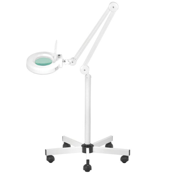 Lampada con Lente LED 5D su Stativo con Intensità Regolabile S5 Bianca