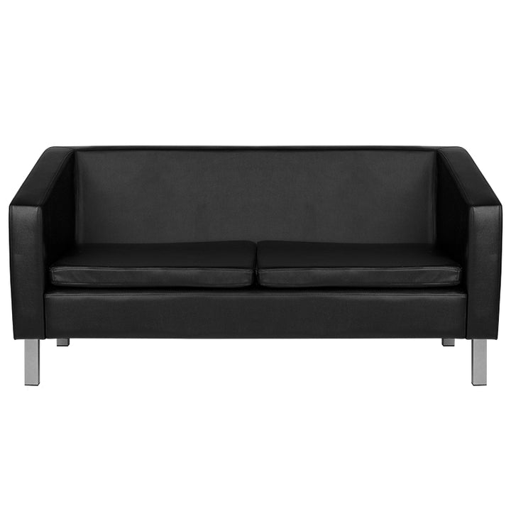 Divano Sala d'Attesa Gabbiano BM18003 3 Posti Nero - immagine 2