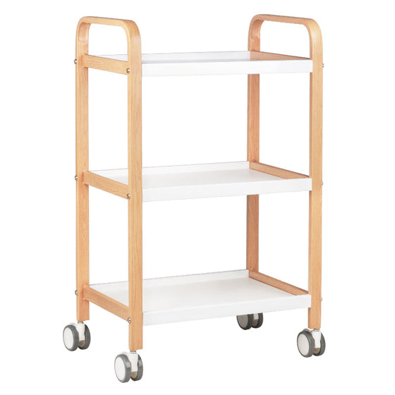Carrello Estetista HS09 Legno Bianco