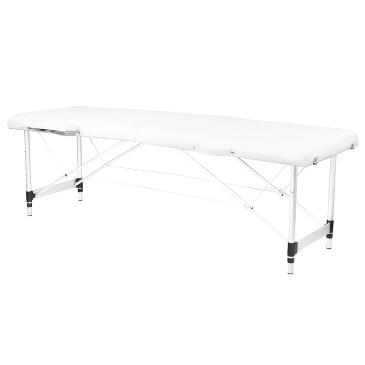 Lettino massaggio Portatile Komfort Activ Fizjo 2 Zone Alluminio Bianco 1