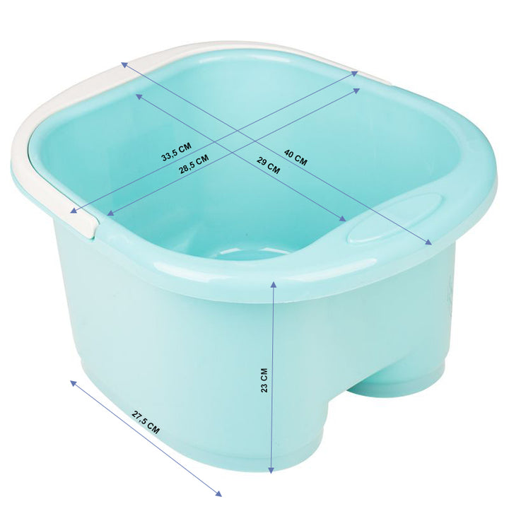 Vaschetta Pedicure con Rulli Massaggianti Blu - immagine 5