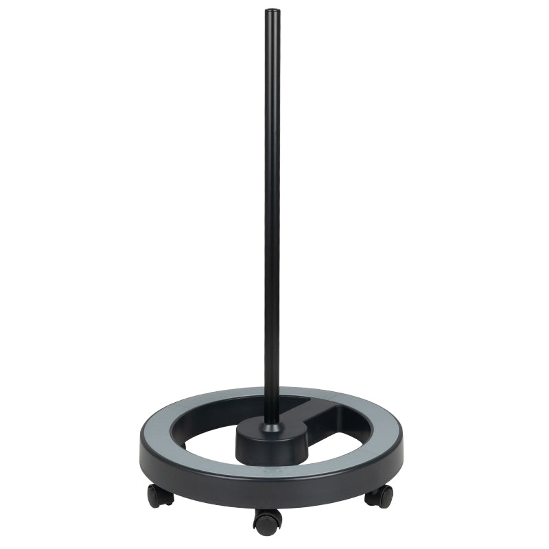 Stativo per Lampada con Lente Elegante Nero