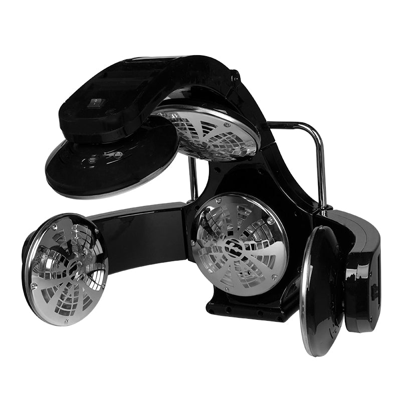 Casco Asciugacapelli a Muro Gabbiano Infrazone 868A Nero - immagine 2